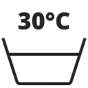 A capa é lavada a 30°&amp;nbsp;C