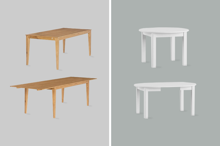 Mesa com extensão adicional